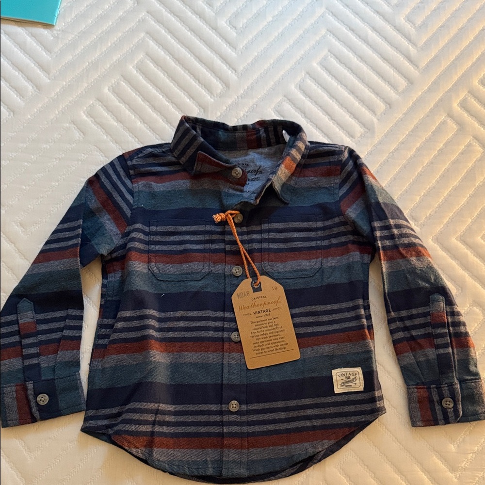 Weatherproof Toddler Button Down Shirt